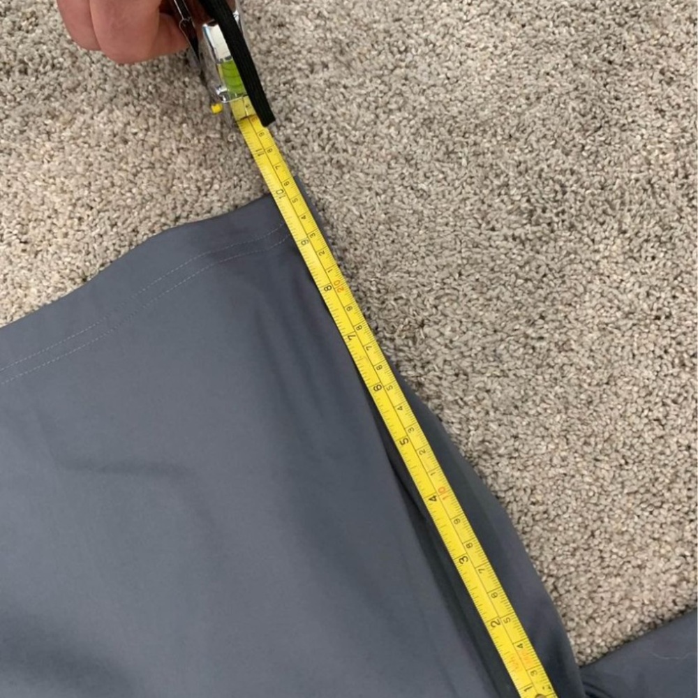 Grey Nike 40in, 10in inseam golf shorts
